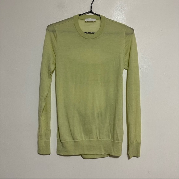 A.L.C. Lex Slash Back Merino Lightweight Knit Sweater - Picture 2 of 5